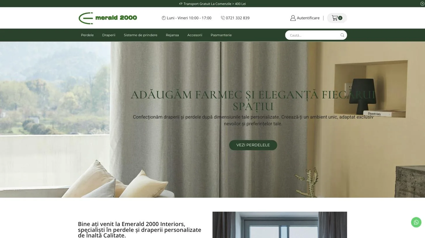 Emerald 2000 · Perdele & Draperii